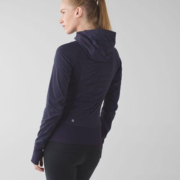 Lululemon In Flux  Reversible Jacket Black Grape - Picture 3 of 15